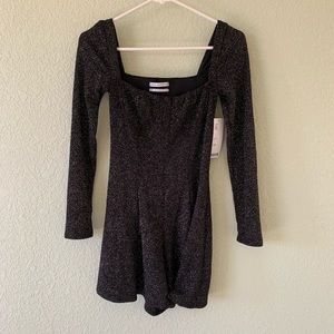 Brand new! Black glitter playsuit!